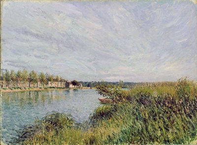 View of Saint-Mammes, c.1880 by Alfred Sisley